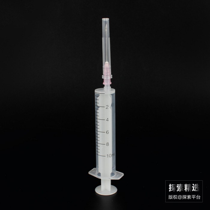 实验耗材 一次性塑料加液器 无胶头（带针头）10mL 独立包装 - ACESUN艾斯琳/玖梧精选