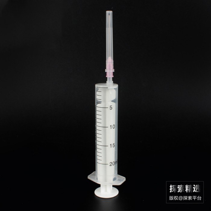 实验耗材 一次性塑料加液器 无胶头（带针头）20mL 独立包装 - ACESUN艾斯琳/玖梧精选