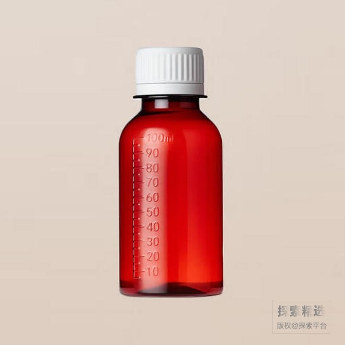 PET小口塑料试剂瓶 100mL 琥珀色 含PP盖 - 玖梧精选