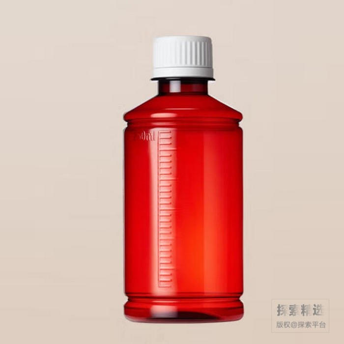PET小口塑料试剂瓶 250mL 琥珀色 含PP盖 - 玖梧精选