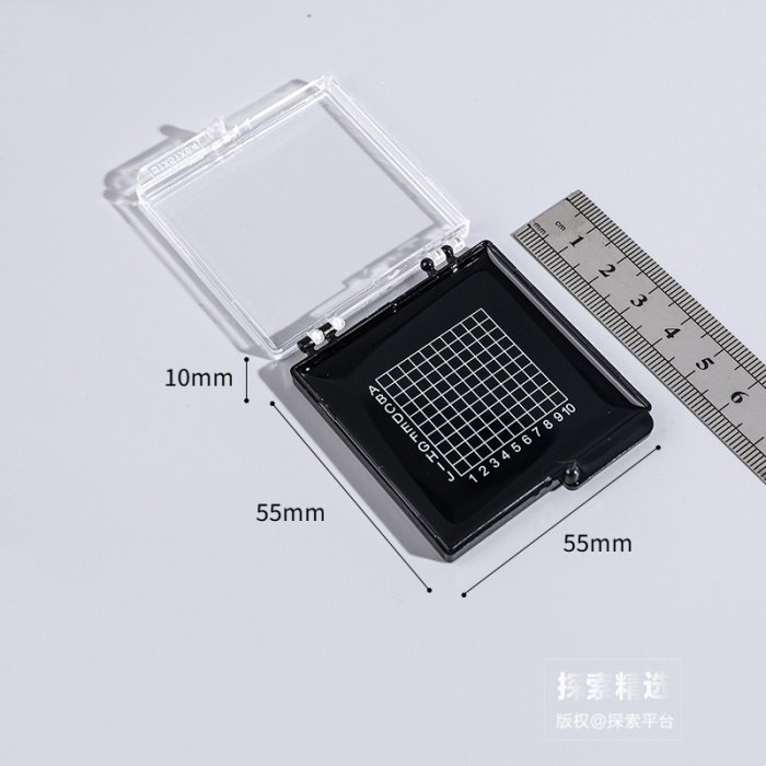 半透明胶硅片盒 3&times;3&times;100格 5510