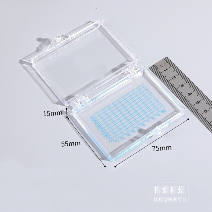 全透明胶硅片盒 3&times;5&times;100格 7515