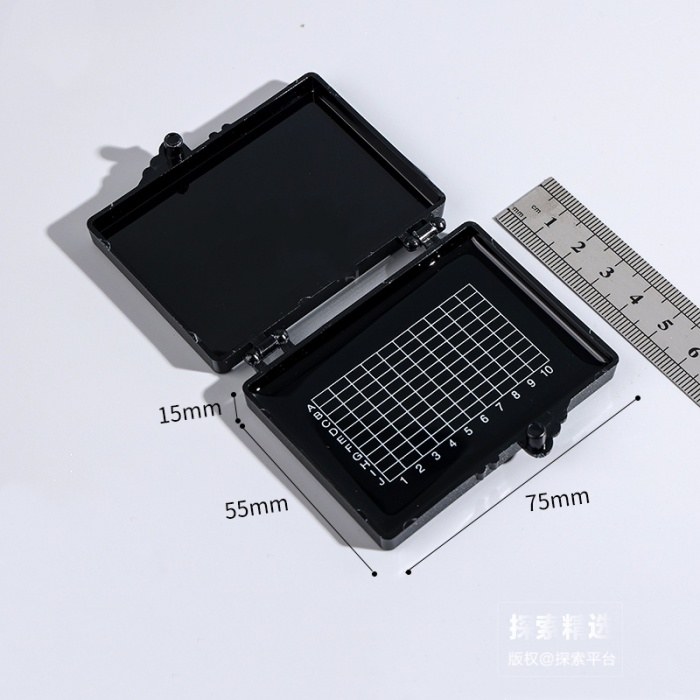 全黑胶硅片盒 3&times;5&times;100格 7515