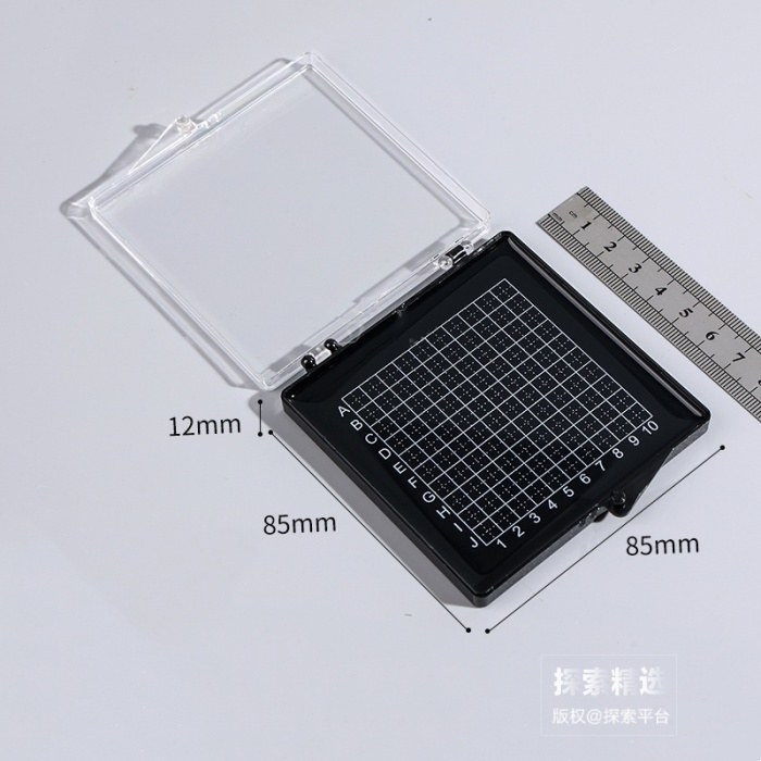 半透明胶硅片盒 6&times;6&times;100格 8512