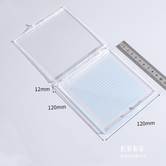 全透明胶硅片盒 5&times;5&times;400格 12012