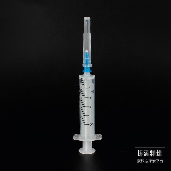 实验耗材 一次性塑料加液器 无胶头(带针头)5mL 独立包装