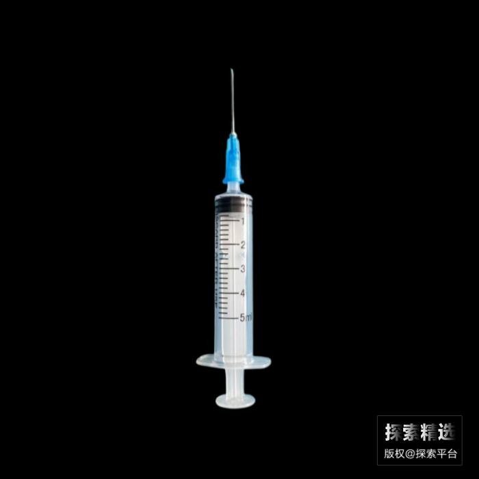 实验耗材 一次性无菌加液器 5mL 有胶头(带针头)透明推杆 0.6×25mm 独立包装 科研专用 不可用于