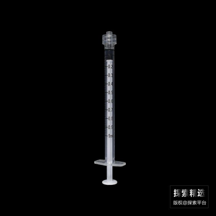 一次性螺口加液器 半透明推杆 1mL 散装 不含针头