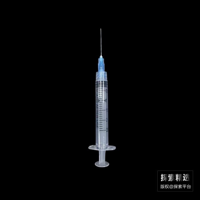 一次性螺口无菌加液器 半透明推杆 3mL 独立包装 含针头 0.6×25mm