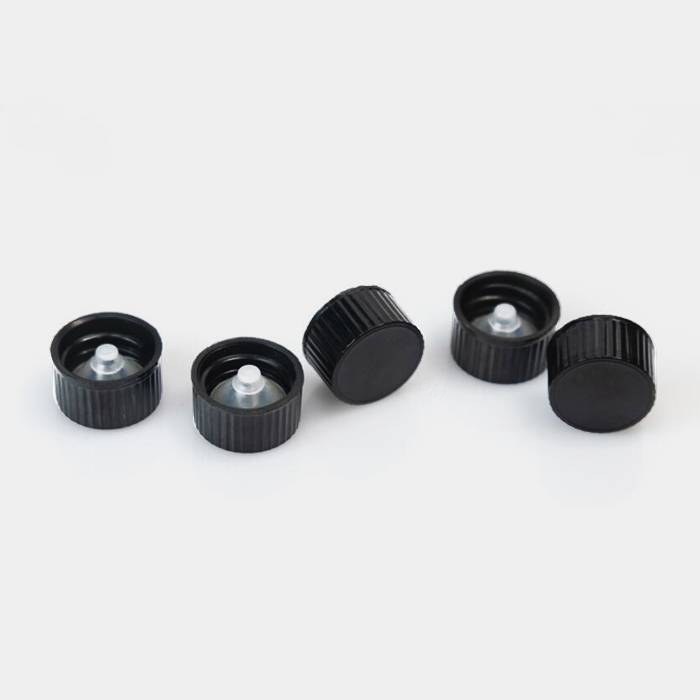 15-425预组装黑色实心酚醛树脂盖 带PTFE/硅胶垫
