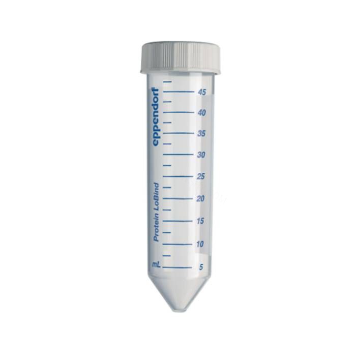 Eppendorf 50 mL 锥底离心管, 蛋白低吸附, PCR 洁净级(无热原、无DNA酶、无RNA酶和