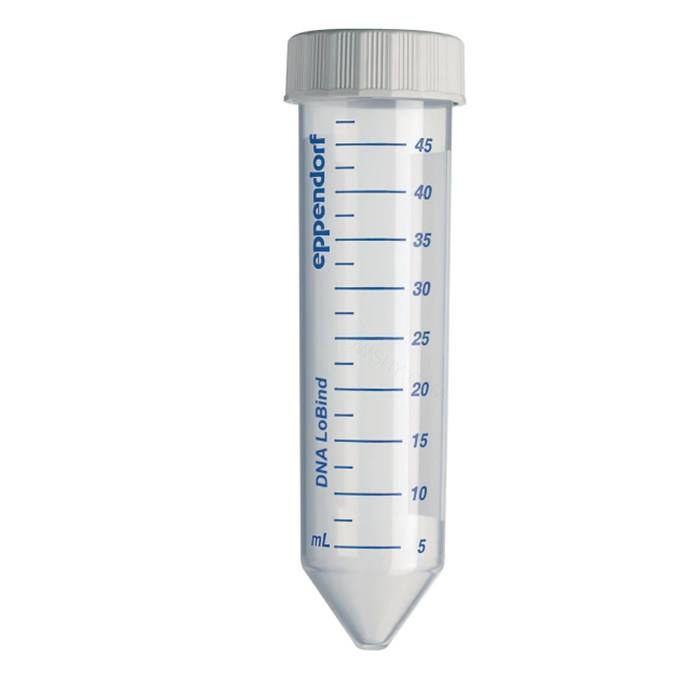 Eppendorf 50mL锥底离心管,DNA 低吸附,PCR 洁净级(无热原、无DNA酶、无RNA酶和无DNA),24