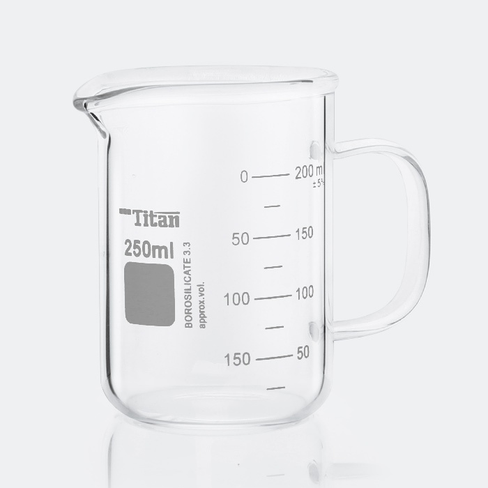 厚壁带柄烧杯 特优级 250ml 高硼硅