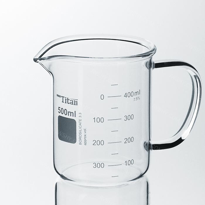 厚壁带柄烧杯 特优级 500ml 高硼硅