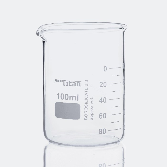 满标厚壁烧杯 特优级 100ml - Titan/泰坦