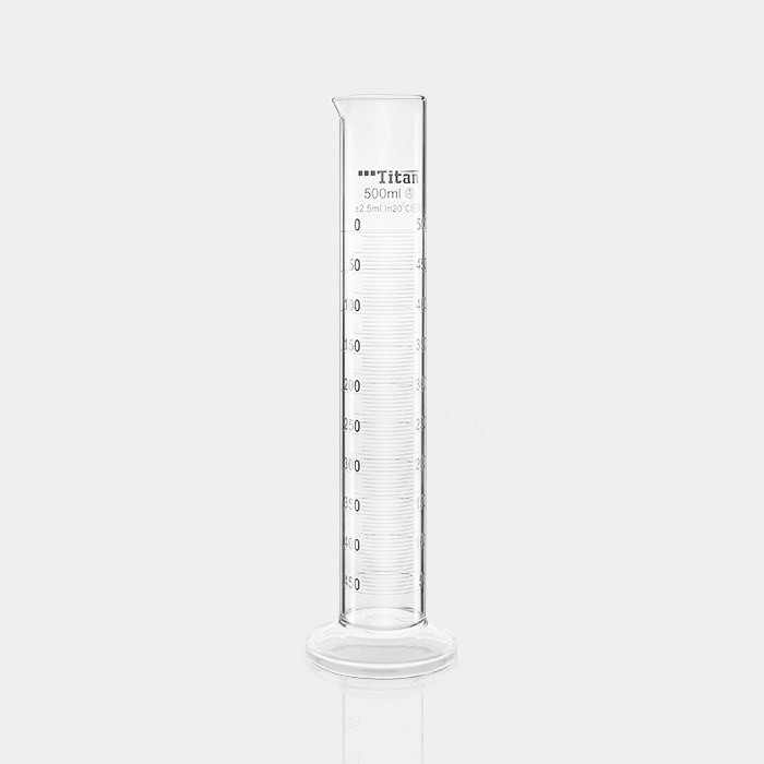 量筒（A级）500mL IN量入式 分度值：5mL 包过检 不含证书