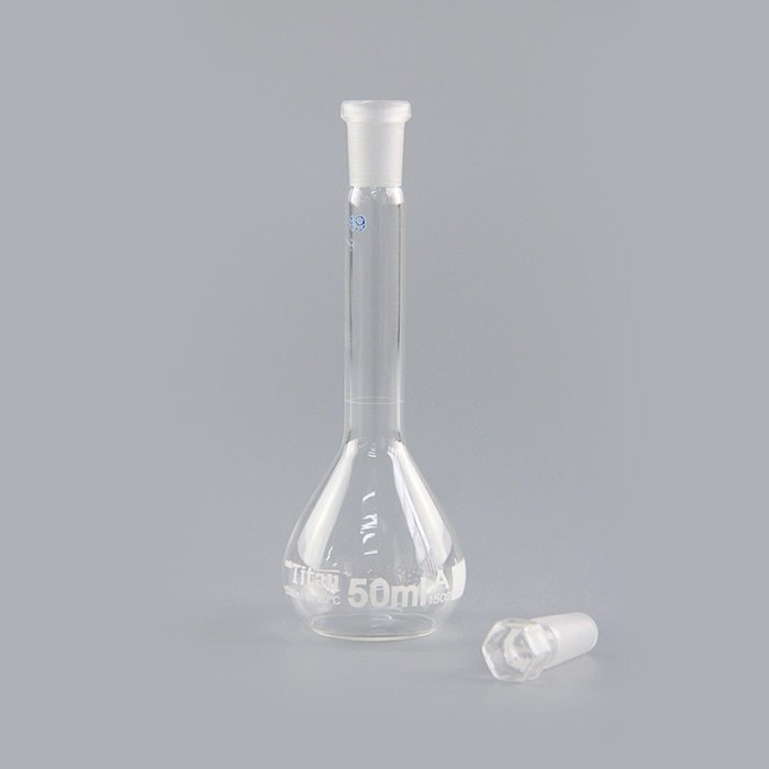 容量瓶（A级）12# 50mL 允差：&plusmn;0.05mL 透明 特优级 包过检 不含证书
