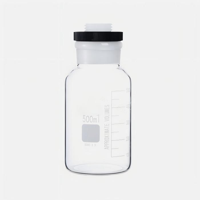 广口高硼硅试剂瓶 60mL 标配防抱死尼龙口塞