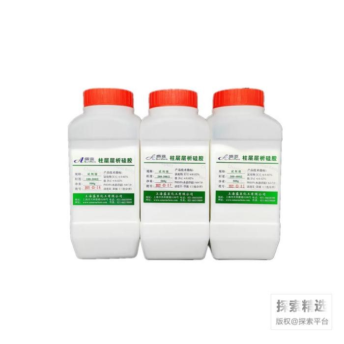 柱层层析硅胶 粒度：200-300目 500g/瓶