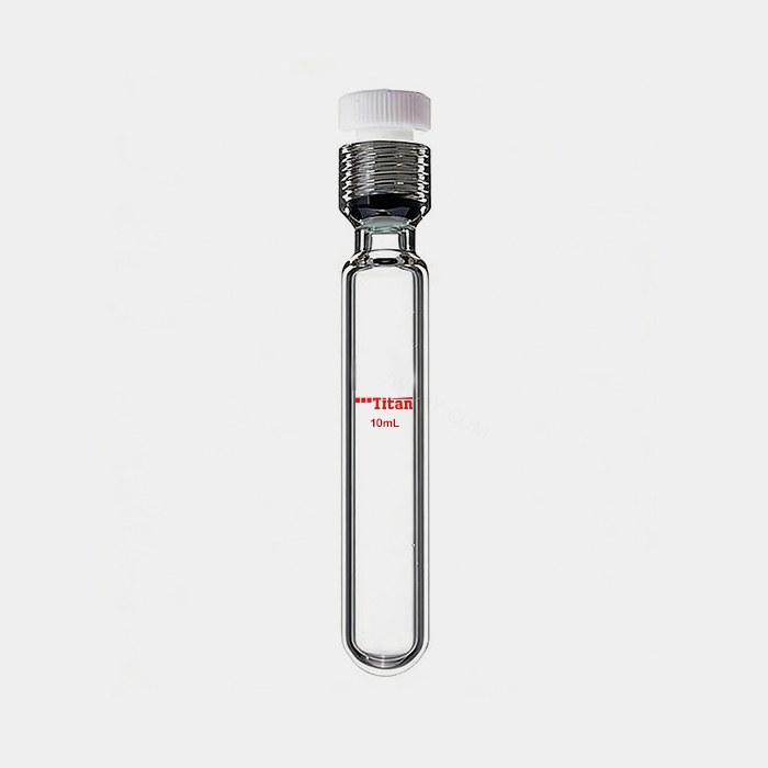 厚壁耐压瓶 10mL 7#内螺纹 管外径&times;总高：19mm&times;90mm