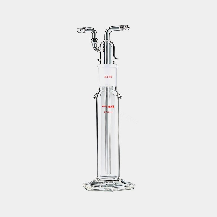 直管式气体洗瓶 磨口：34/45 250mL