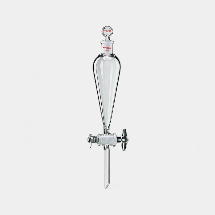 具玻璃塞分液漏斗 上磨口：14/20 玻璃节门：4 mm 60mL - ACESUN艾斯琳