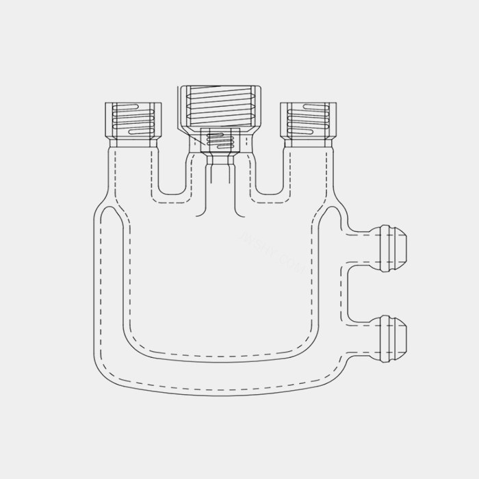 双层夹套一体式反应器 1000mL