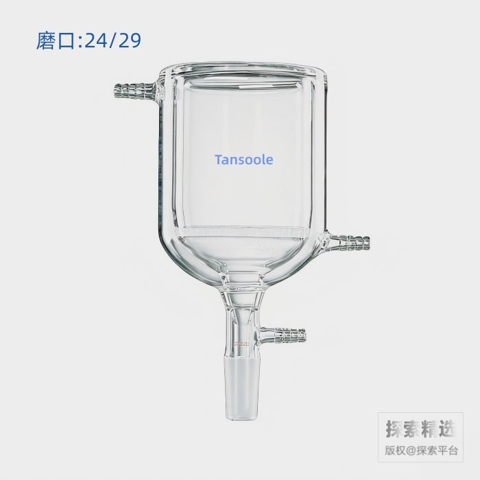 具夹层玻璃孔板布什漏斗 磨口：24/29 500mL - ACESUN艾斯琳/玖梧精选