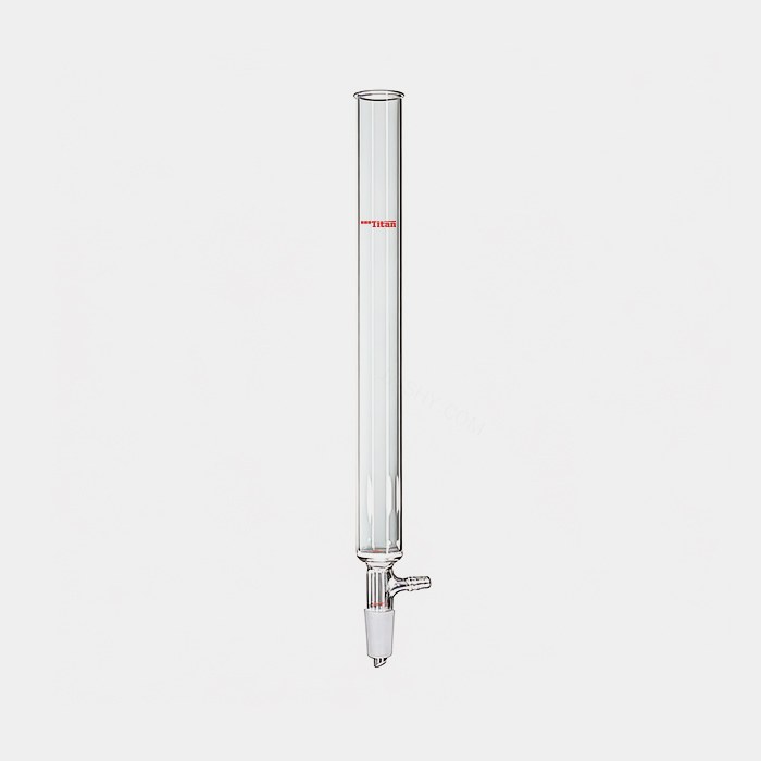 具小咀层析柱 管径：40mm 管长：400mm 砂板空隙：M(G3)