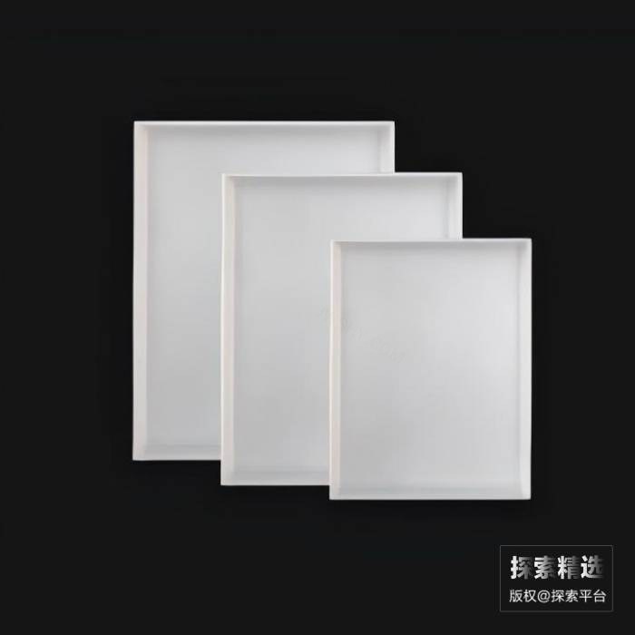 经济型PP托盘白色PB-37.3L外形尺寸(mm):445&times;325&times;70