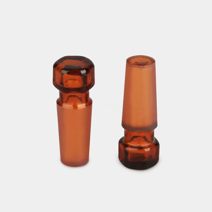 棕色玻璃容量瓶塞 磨口：10# 适配5-25mL容量瓶