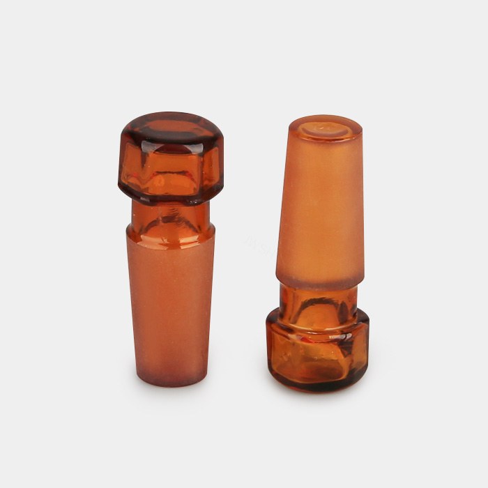 棕色玻璃容量瓶塞 磨口：12# 适配50mL容量瓶