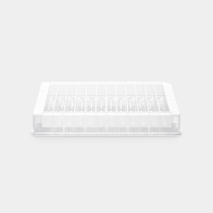 12道储液槽 8ml 多通道 低裙边 PP材质 无盖 灭菌