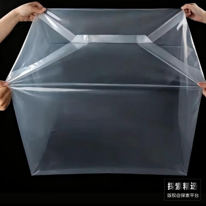 透明PE防尘立体四方袋 长×宽×高（cm）：130×130×180 加厚高压双面10丝 - 玖梧精选