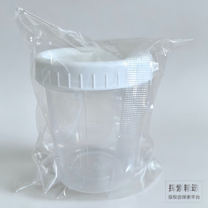 无菌塑料采样杯125ml，旋盖，独立包装