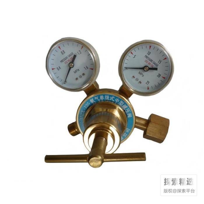 全铜氮气减压阀 配快插头 适用8mm管子