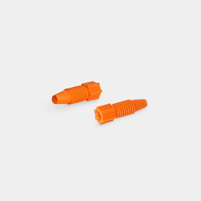 橙色 PP 接头 (螺纹1/4"-28, 1/8" I.D.)