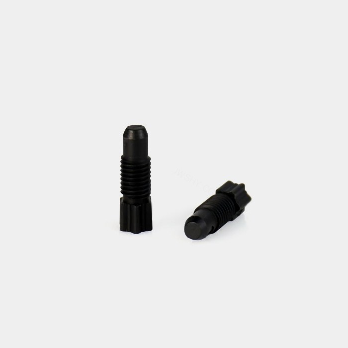黑色 PP 堵头 (螺纹1/4"-28)