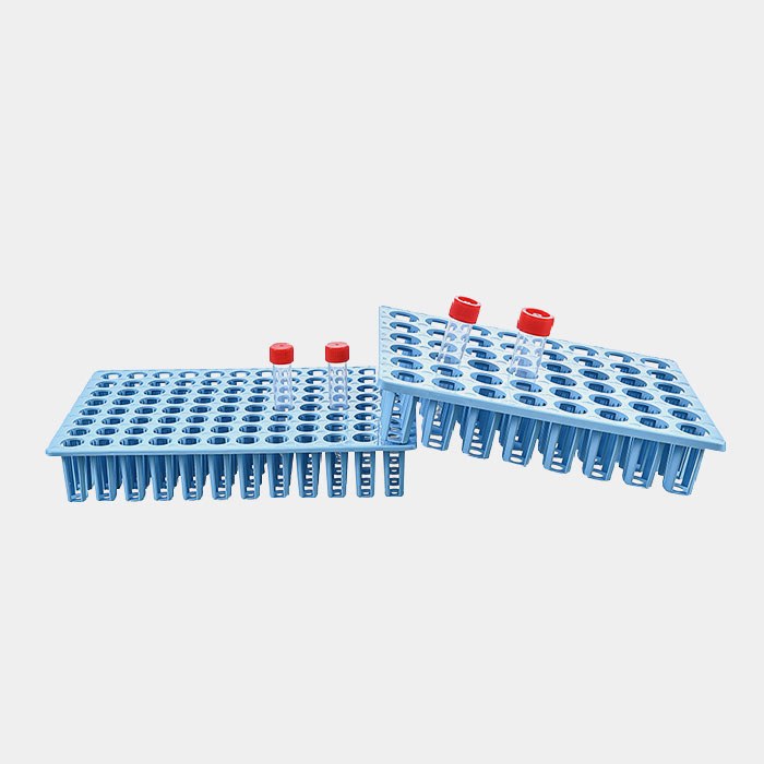 样品管架 适配5ml矮胖采样管/10ml采样管 8x12=96孔 - ACESUN艾斯琳