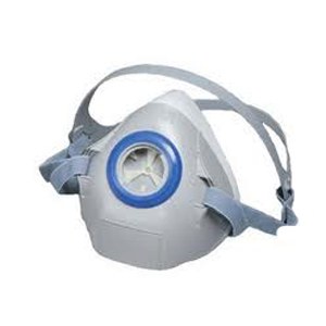 7702硅胶半面型单滤盒防毒面罩（中号） 整箱