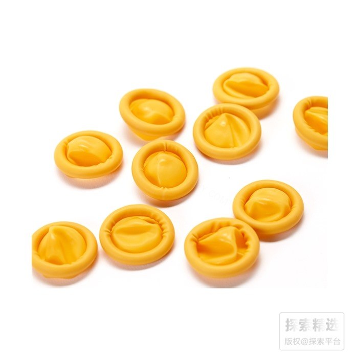 无粉尘防滑手指套 黄色 防静电