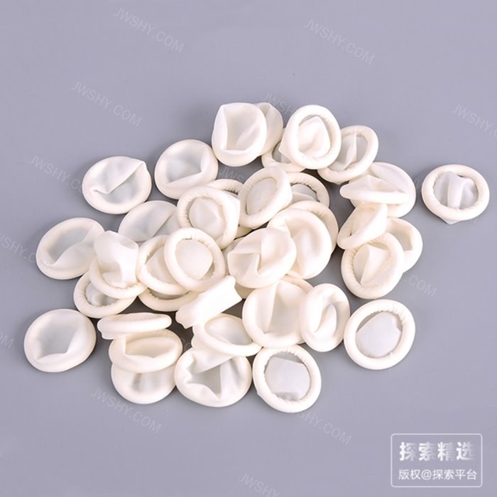 无粉尘防滑手指套 白色 不防静电 整箱