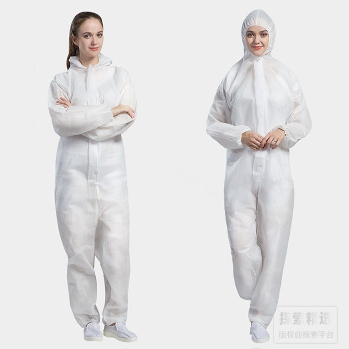 一次性三连体洁净服 SMS 已灭菌 独立包装 L - 翰洋洁净