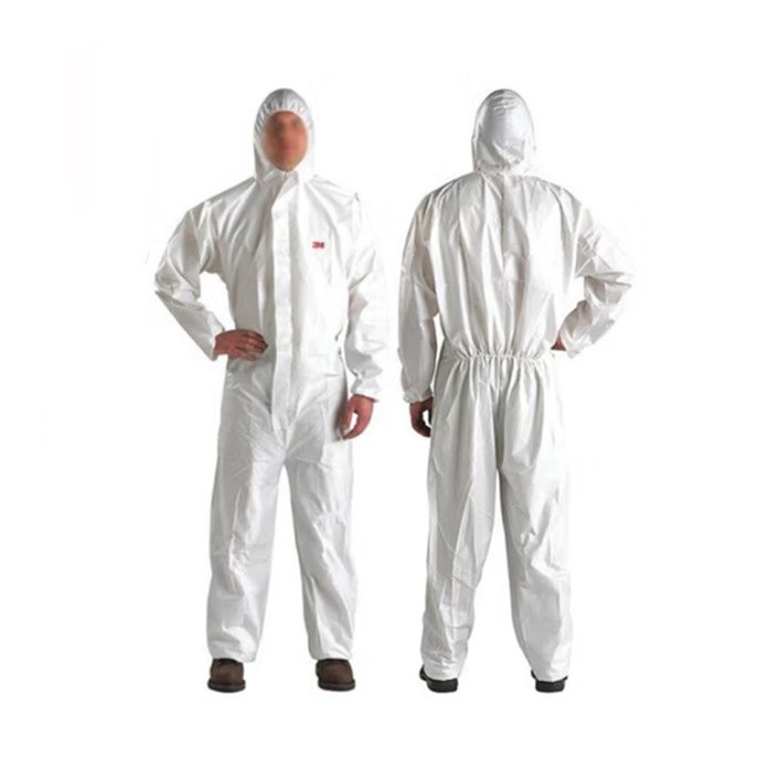 4510白色带帽连体防护服 XXL