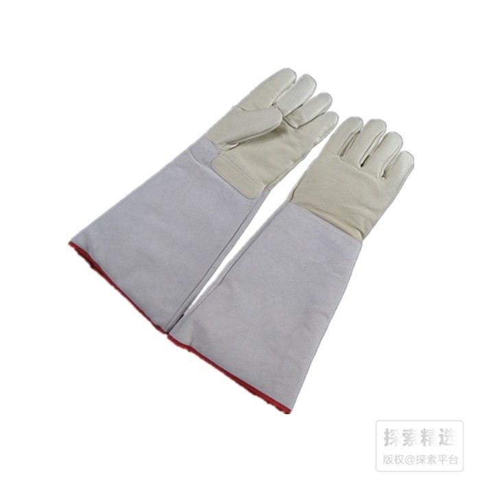 牛皮耐低温手套 -200℃ 45cm 劳保手套
