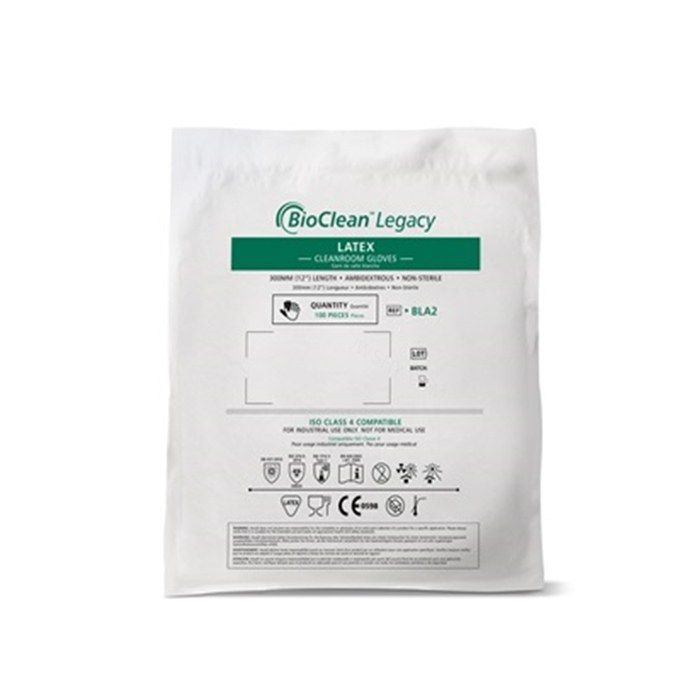 一次性乳胶洁净室手套12寸（300mm）非灭菌 符合10级（ISO 4）XL码