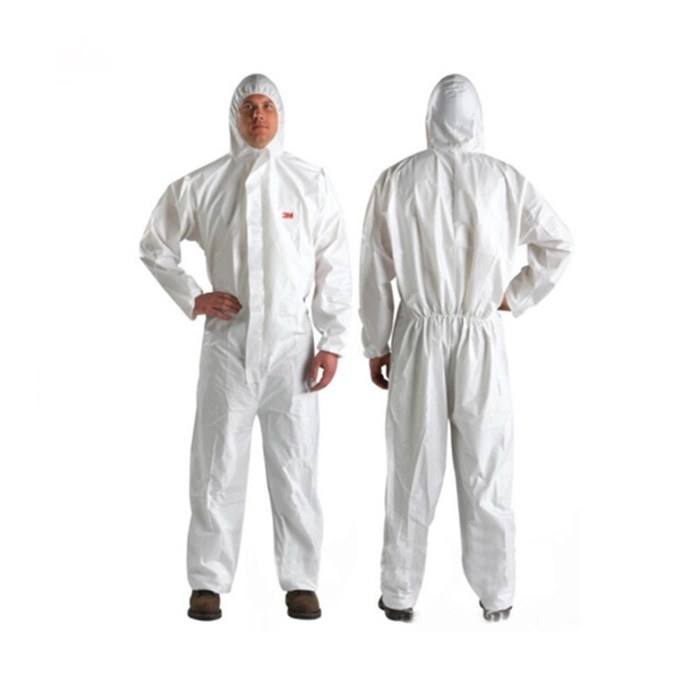 4545白色带帽连体防护服 XL - 其他