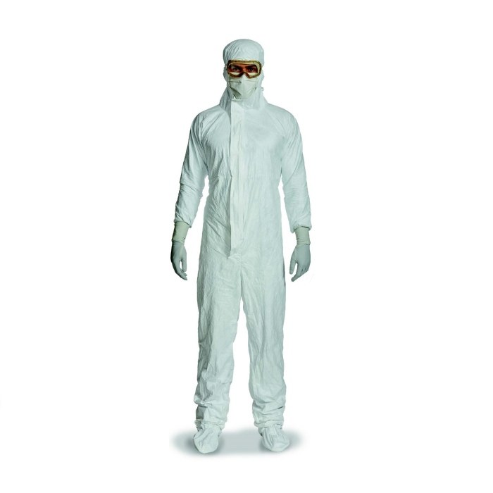 Tyvek IsoClean无菌四连体洁净服 拉链带门襟+Gripper鞋底 CE认证 GMP A/B级 独立包装 XX…
