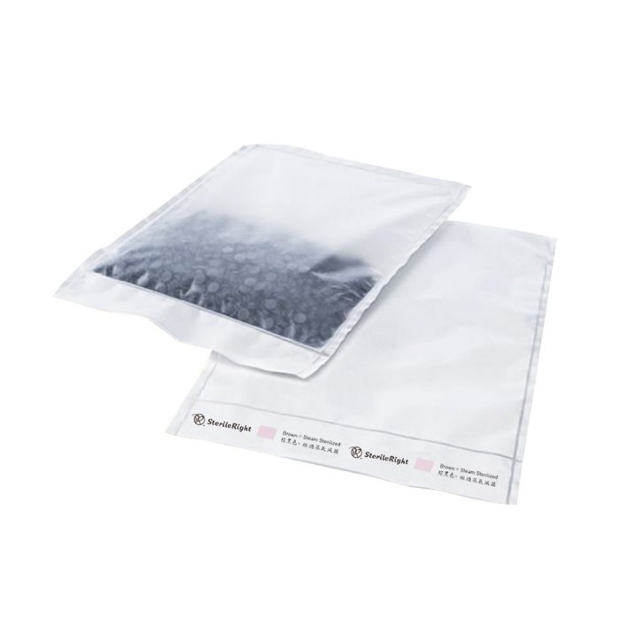 Tyvek聚乙烯可湿热灭菌洁净呼吸袋 Tyvek 1073B+HDPE膜材质 片装 200&times;300mm