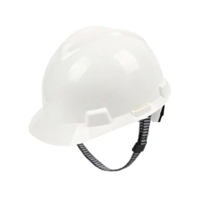 V-Gard 标准型安全帽 ABS帽壳 超爱戴帽衬针织布吸汗带D型下颏带 白色 - MSA/梅思安